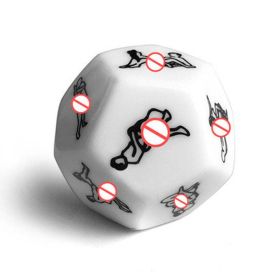 Glow In Dark Erotic Love Dice Toys Adult Couple Lovers Party Fun Games Aid Sex Toy Valentines Day Gift for Boyfriend Girlfriend - 1PC